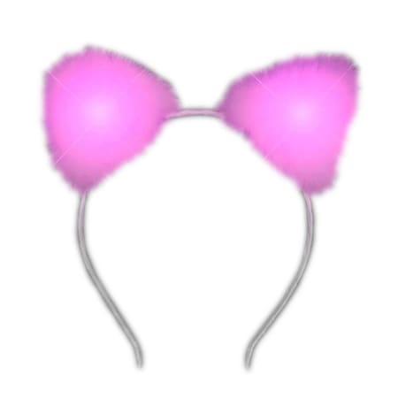 Endless Games Pink LED Soft Cat Ears Headband EN2800556